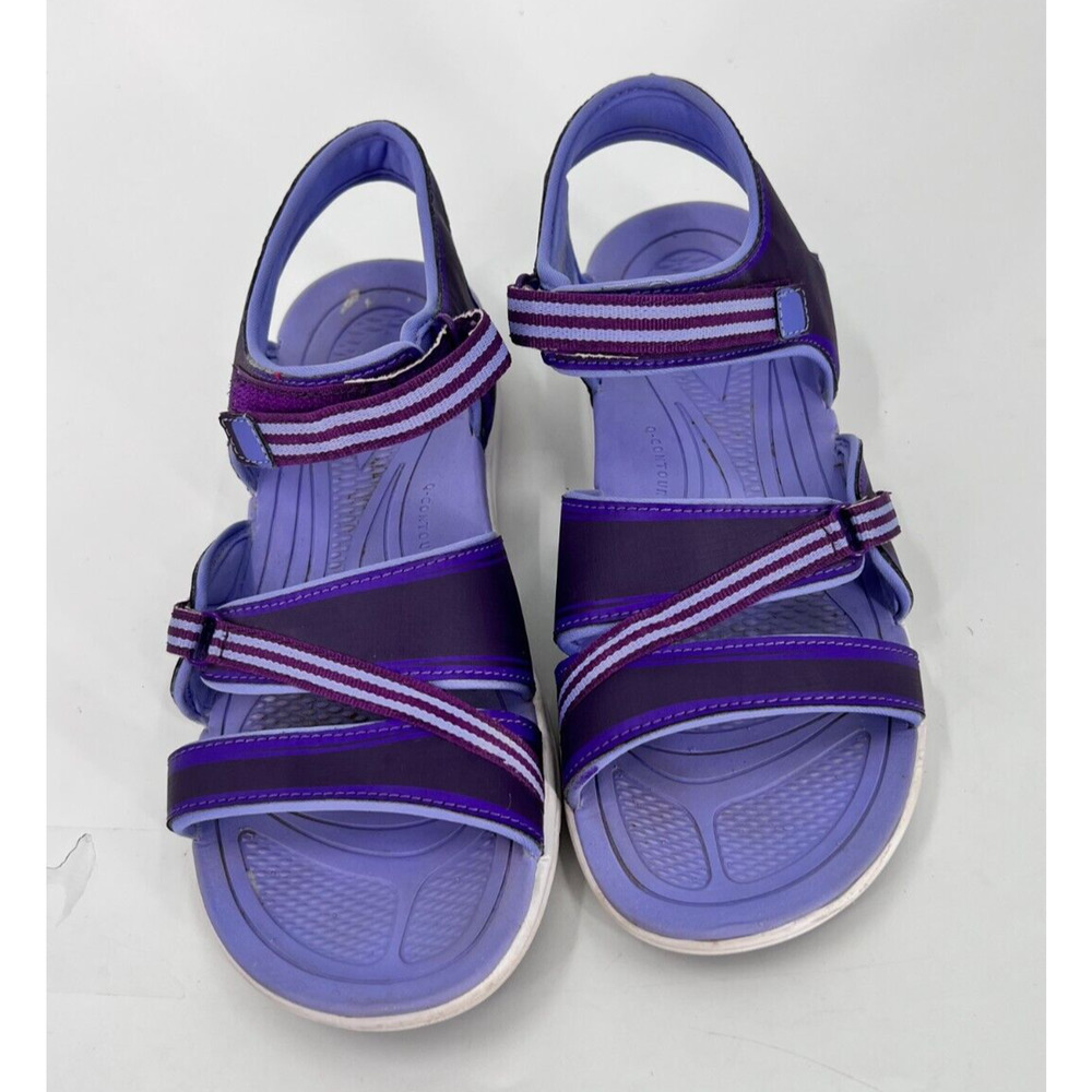 RYKA Breeze Lightweight Adjustable Strappy Comfort Sandals Purple Women’s 10M - Picture 2 of 6